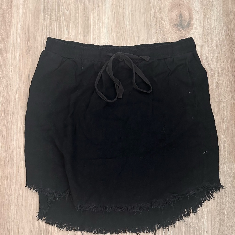 WOMEN’S CUTE BLACK SKIRT LINEN
